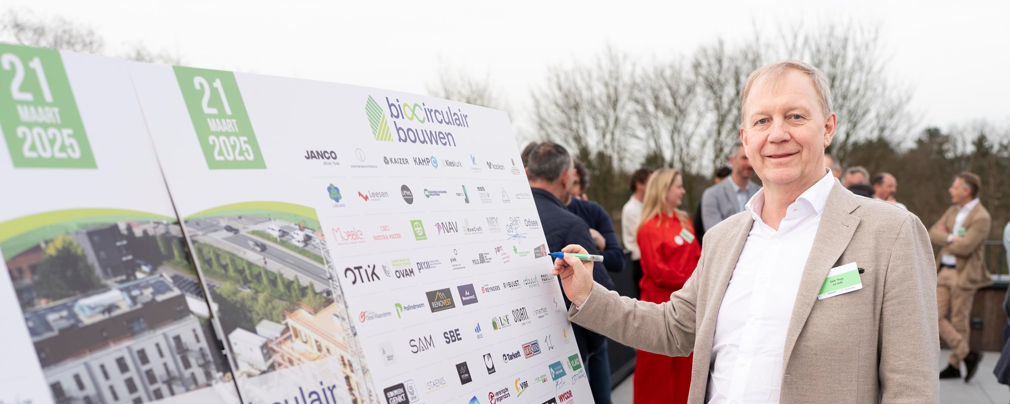 Dirk Thys van O3SHIFT ondertekend Biocircular Charter